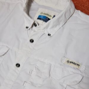 Magellan Outdoors Men's Crisp White Vented Shirt Sz.XL